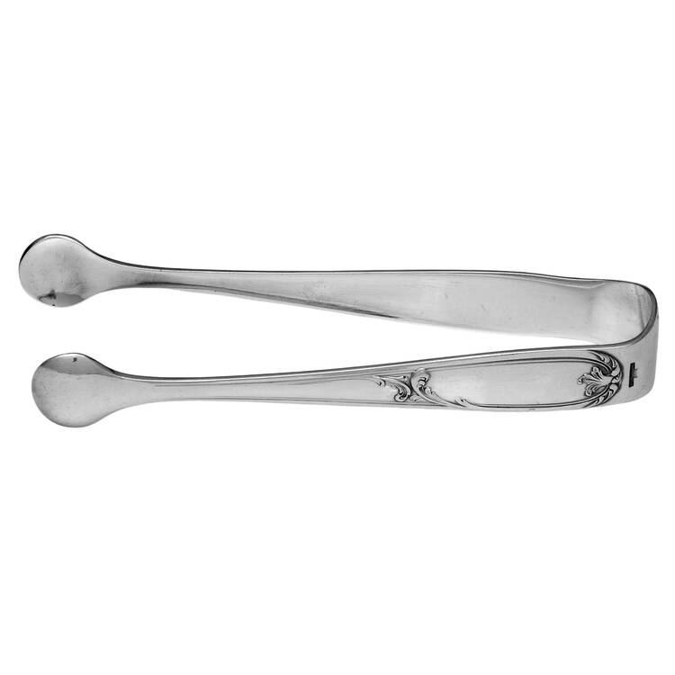 CTF43 (SILVERPLATE) Large Sugar Tongs
