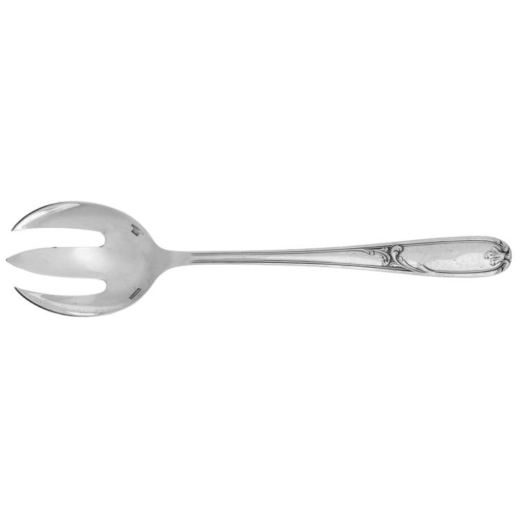 CTF43 (SILVERPLATE) Solid Salad Serving Fork