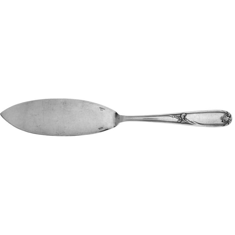 CTF43 (SILVERPLATE) Large Solid Fish Serving Knife
