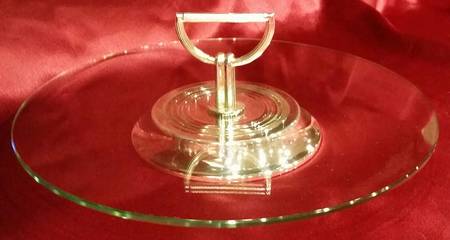Vibrations (Silverplate, Hollowware) Cheese Stand, No Glass Dome