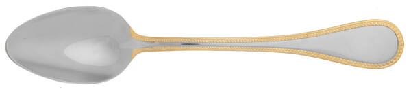 Parisienne (Stainless, Gold Accent) Place/Oval Soup Spoon