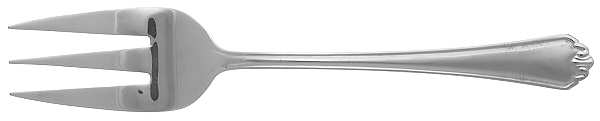 Puritan (Stainless) Medium Solid Cold Meat Serving Fork by Cuisinart Flatware