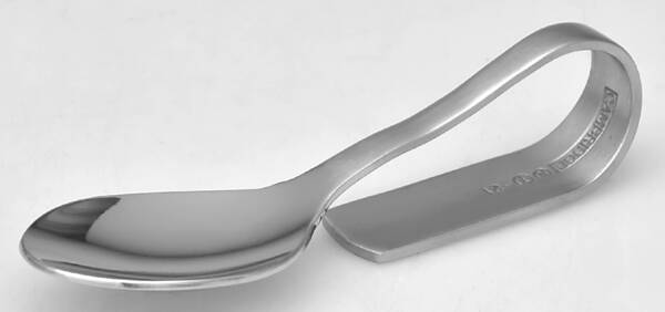Madison (Stainless) Baby Spoon with Curved Handle HC