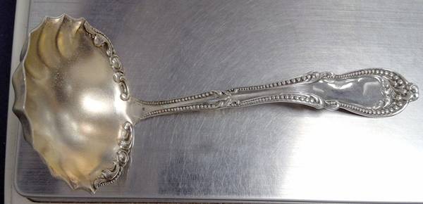 Colonial (Sterling) Solid Piece Cream Ladle