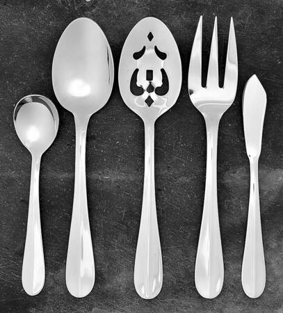 Aurora (Stainless) 5 Piece Hostess Set