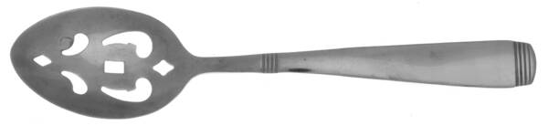 Metro-Frosted (Stainless, Frosted) Pierced Tablespoon (Serving Spoon)