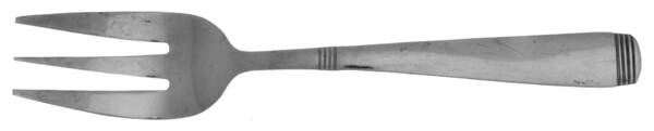 Metro-Frosted (Stainless, Frosted) Medium Solid Cold Meat Serving Fork