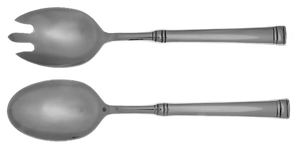 Tuscany (Stainless) (2 Pc) Solid Salad Set