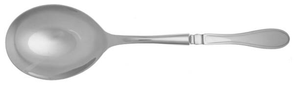 Evanston (Stainless, Outlined Ridge Back) Casserole Spoon with Smooth Stainless Bowl HC