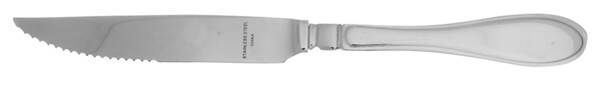Evanston (Stainless, Outlined Ridge Back) Steak Knife Individual Hollow, Serrate HC