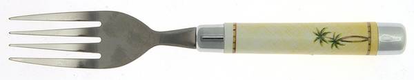 Palm Tree (Stainless, Plastic) Individual Salad Fork