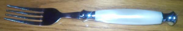 Barcelona-Ivory (Stainless, Plastic) Fork