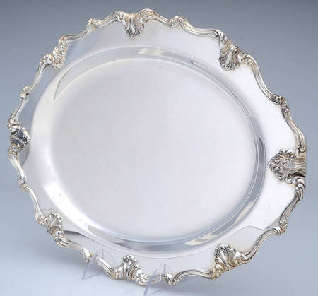 1089 (Silverplate, Hollowware) Large Silverplate Waiter Tray