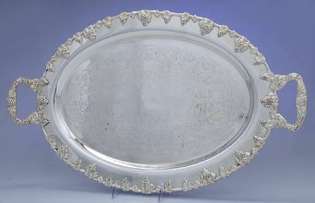 1089 (Silverplate, Hollowware) Silverplate Waiter Tray