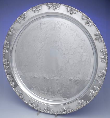 1089 (Silverplate, Hollowware) Round Tray For Punch Bowl