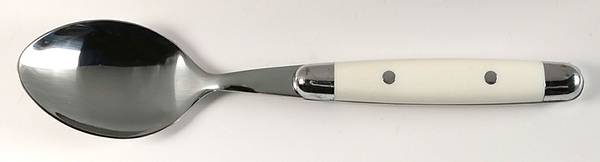 Jubilee-White (Stainless, Plastic) Place/Oval Soup Spoon
