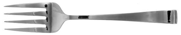 Julienne (Stainless) Medium Solid Cold Meat Serving Fork
