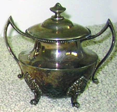 1402 (Silverplate, Hollowware) Sugar Bowl & Lid