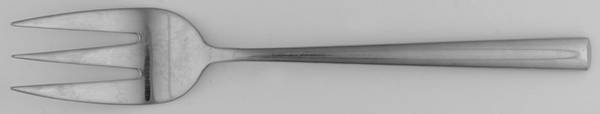 Oona (Stainless) Large Solid Cold Meat Serving Fork
