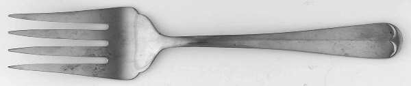 CKQ1 (Stainless) Medium Solid Cold Meat Serving Fork
