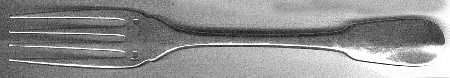 Anjou (Sterling) Individual Solid Fish Fork