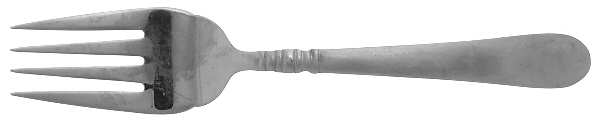 Satin Americana (Stainless) Medium Solid Cold Meat Serving Fork