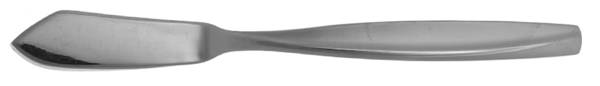 Lumina Sand (Stainless) Flat Handle Master Butter Knife