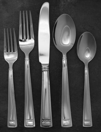 Jenna Mirror (Stainless) 5 Piece Place Setting