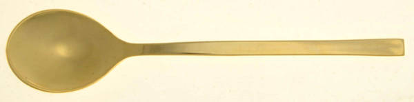 Gold Chop (Gold Electroplate) Sugar Spoon