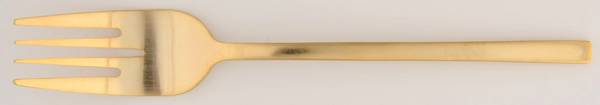 Gold Chop (Gold Electroplate) Individual Salad Fork