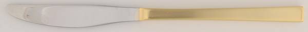 Gold Chop (Gold Electroplate) Modern Solid Knife