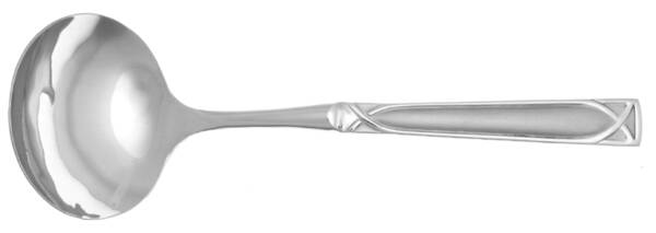 Crossroad Sand (Stainless) Gravy Ladle with No Spout Stainless Bowl HC