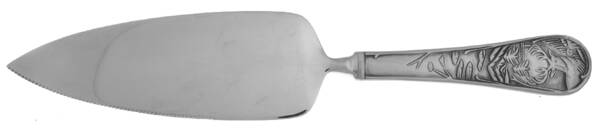 Deer (Stainless) Pie Server with Serrated Stainless Blade HC