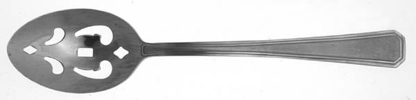 Dorsett (Stainless, Satin) Pierced Tablespoon (Serving Spoon)