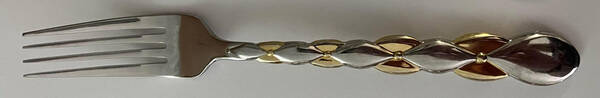 Boudior (Stainless, Gold Accent) by Cambridge Silver