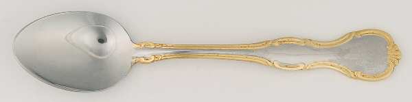Melinda (Stainless, Gold Accent) Teaspoon