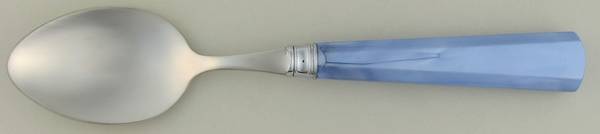 Novia Pearlized-Blue (Stainless, Plastic) Teaspoon
