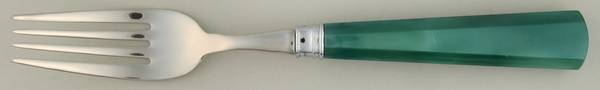 Novia Pearlized-Green (Stainless, Plastic) Individual Salad Fork