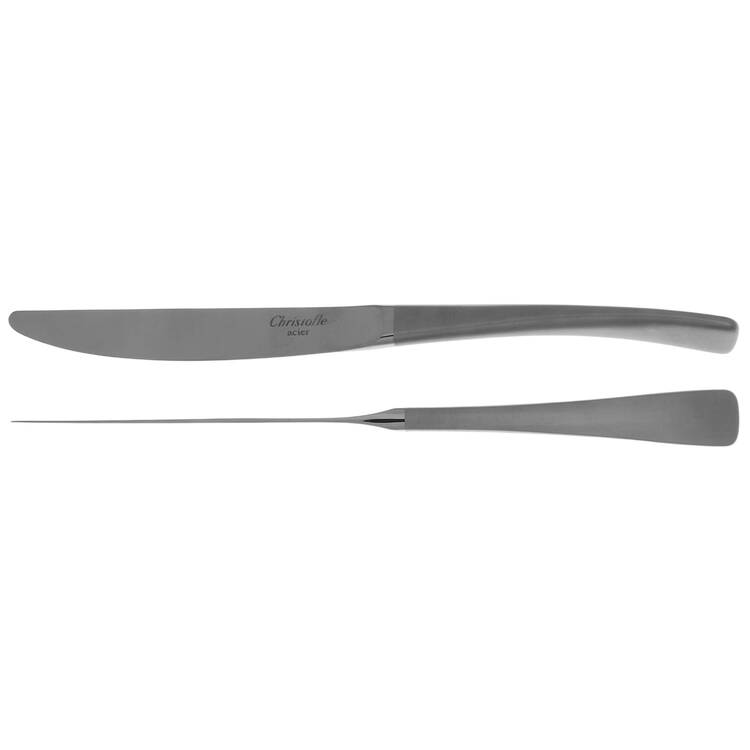 Elementaire (Stainless, Matte) Dessert Knife with Stainless Blade