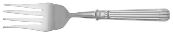 Osiris (Stainless, Ribbed Handle & Bolster) Cold Meat Fork Large, Stainless Tines HC