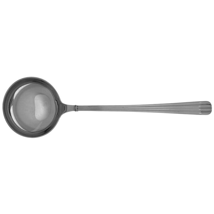 Osiris (Stainless, Ribbed Handle & Bolster) Solid Soup Ladle