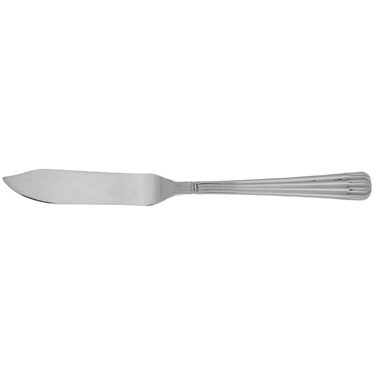 Osiris (Stainless, Ribbed Handle & Bolster) Individual Solid Fish Knife