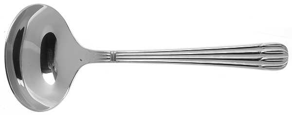 Osiris (Stainless, Ribbed Handle & Bolster) Solid Gravy Ladle
