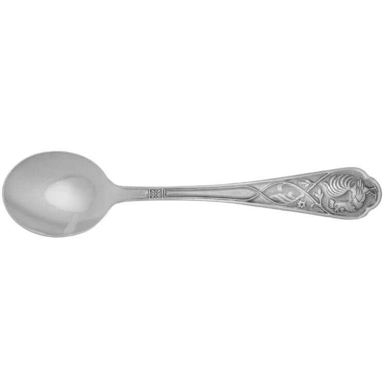 Rooster (Stainless) Round Bowl Soup Spoon (Cream Soup) HC