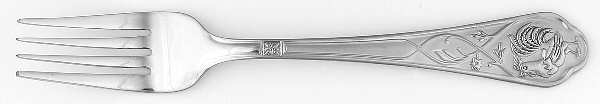 Rooster (Stainless) Individual Salad Fork