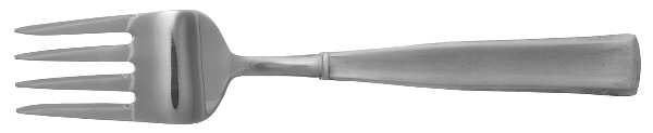 Satin Balance (Stainless) Medium Solid Cold Meat Serving Fork by Cuisinart Flatware