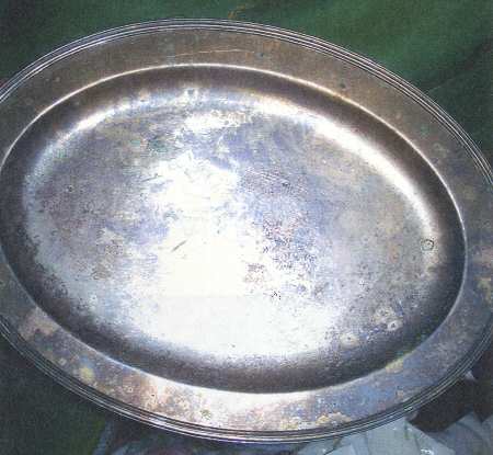 4075 (Silverplate, Hollowware) Round Silverplate Tray