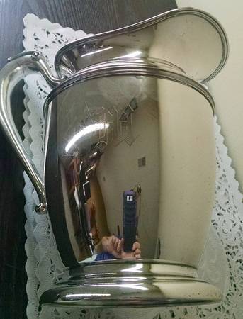 4075 (Silverplate, Hollowware) Silverplate Water Pitcher
