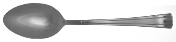 Geo (Stainless, Frosted Accent) Tablespoon (Serving Spoon)