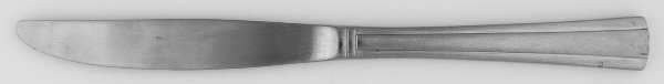 Geo (Stainless, Frosted Accent) Modern Solid Knife